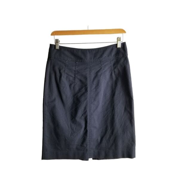 Banana Republic Navy Blue Pencil Skinny Skirt Size 4  7 0266 - Picture 1 of 8